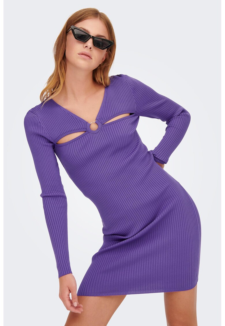 Rochie cambrata cu decupaje frontale Perla