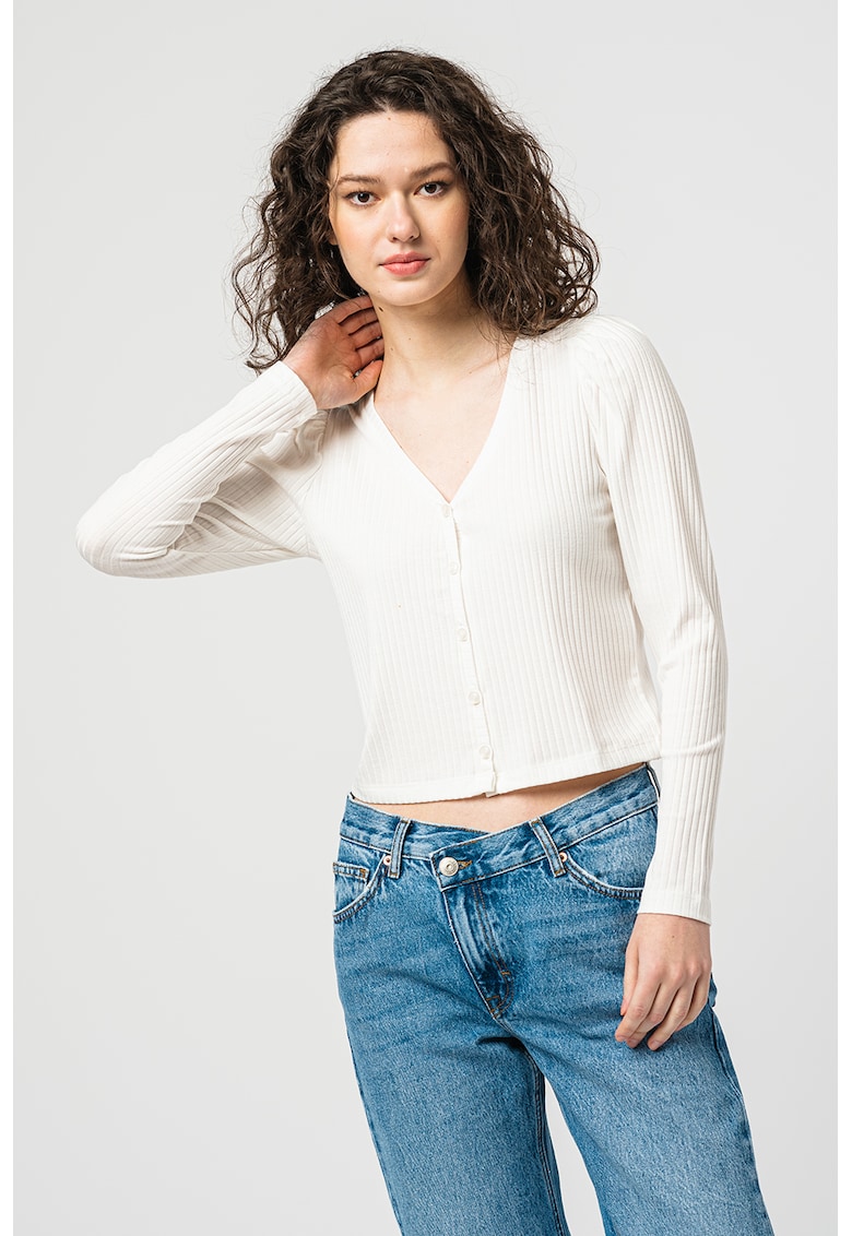 Vero Moda Cardigan crop cu decolteu in v kylie