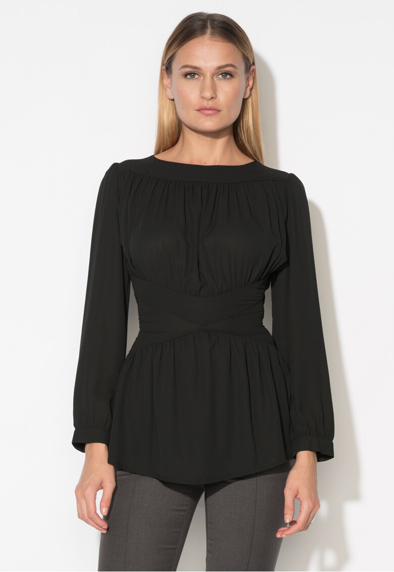 Bluza neagra din sifon