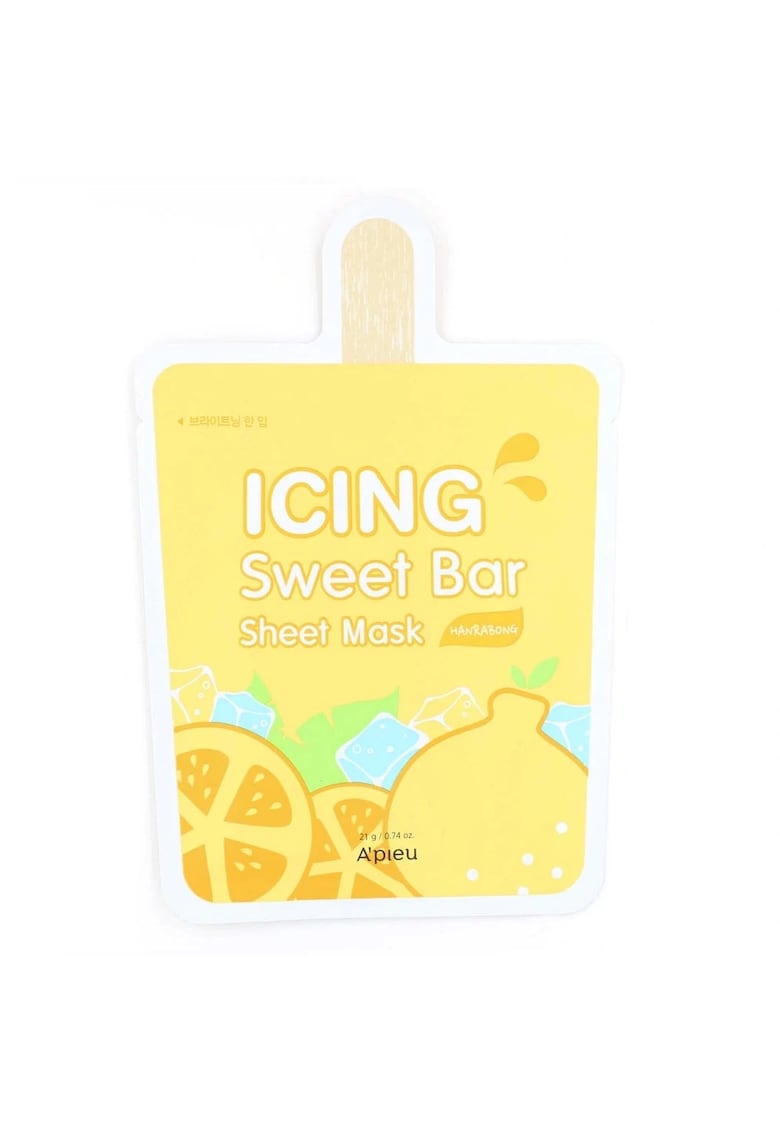 Masca pentru fata iluminatoare Icing Sweet Bar - cu mandarina - 21 g