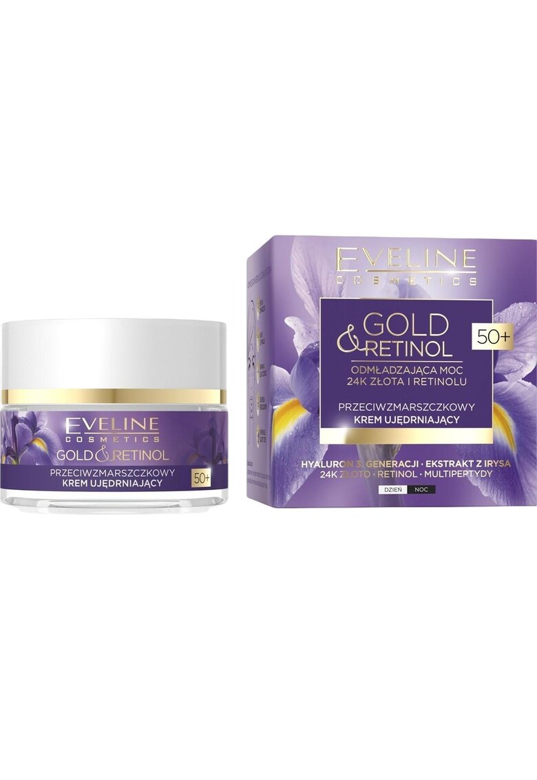 Crema pentru fata Gold & Retinol - 50+ - Pentru zi/noapte - 50 ml