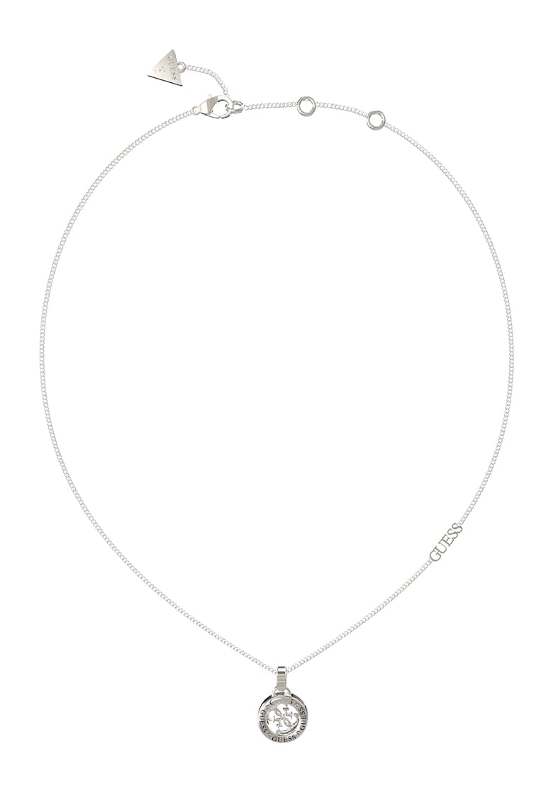 Colier din otel inoxidabil cu pandantiv cu logo