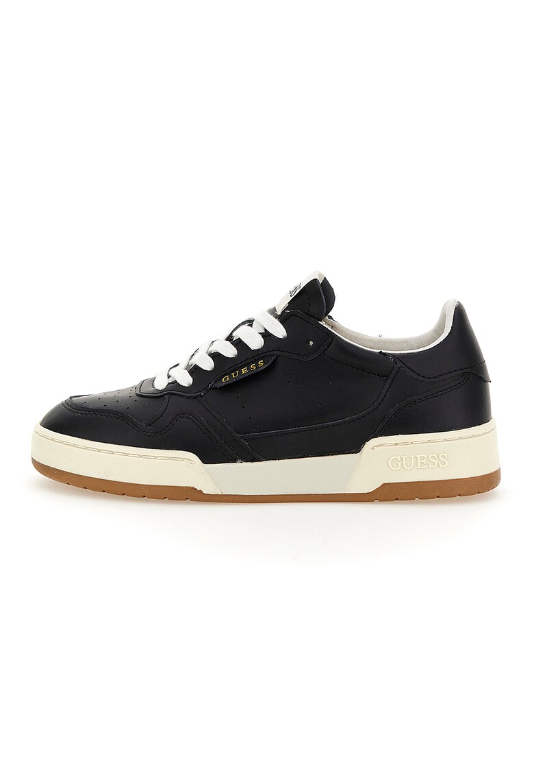 Pantofi sport low-top de piele cu perforatii