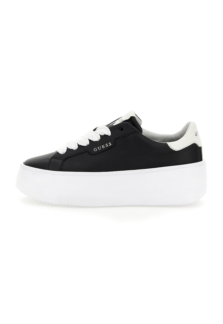 Pantofi sport flatform de piele