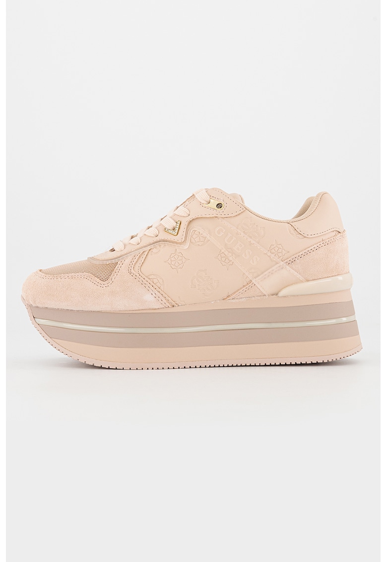 Guess Спортни обувки с равна платформа и монограм за Жени Guess Спортни обувки с равна платформа и монограм за Жени