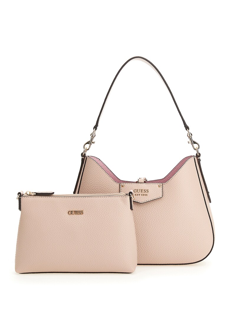 Guess Шопинг чанта Brenton от кожа и еко кожа с отделящ се несесер за Жени Guess Шопинг чанта Brenton от кожа и еко кожа с отделящ се несесер за Жени