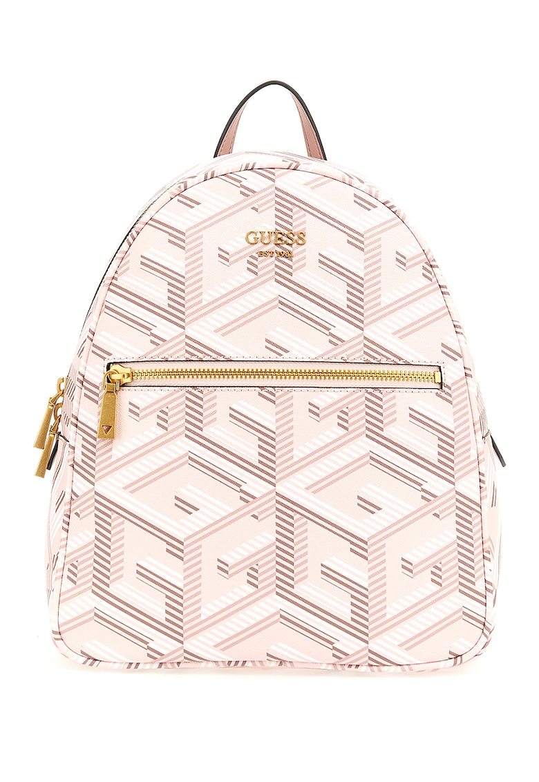 Guess Раница от еко кожа Vikky с преден джоб с цип за Жени Guess Раница от еко кожа Vikky с преден джоб с цип за Жени