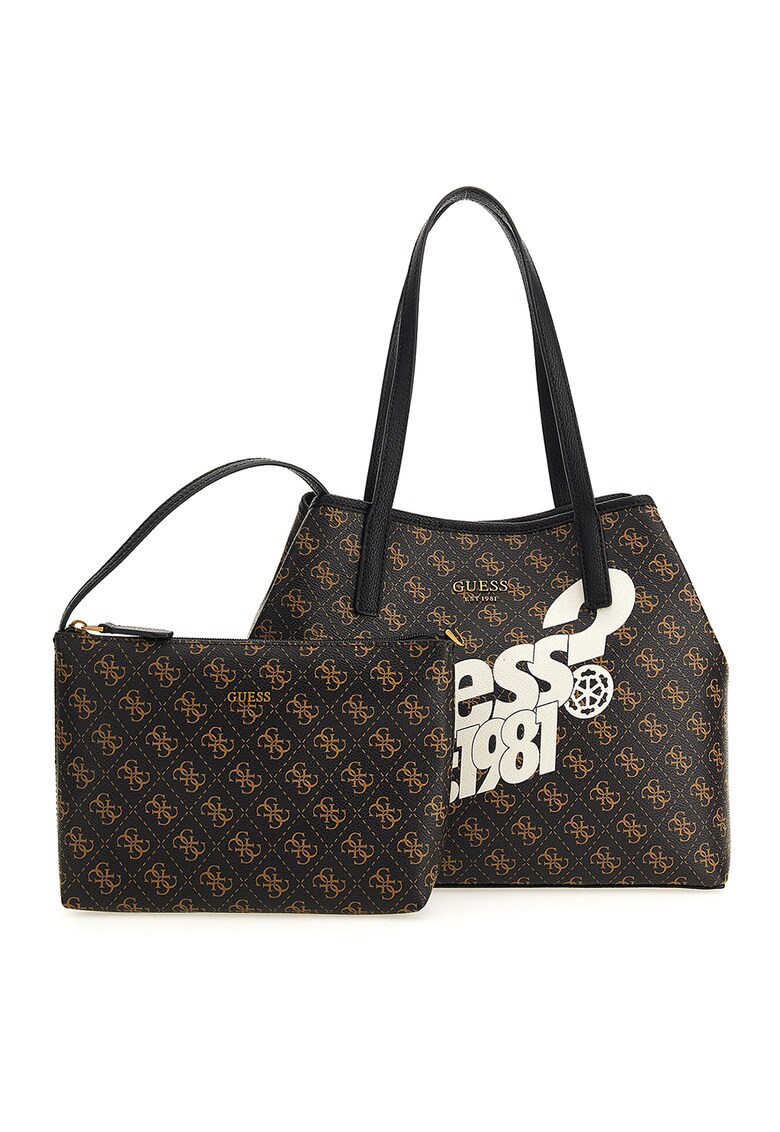 Guess Чанта Vikki от еко кожа за Жени Guess Чанта Vikki от еко кожа за Жени