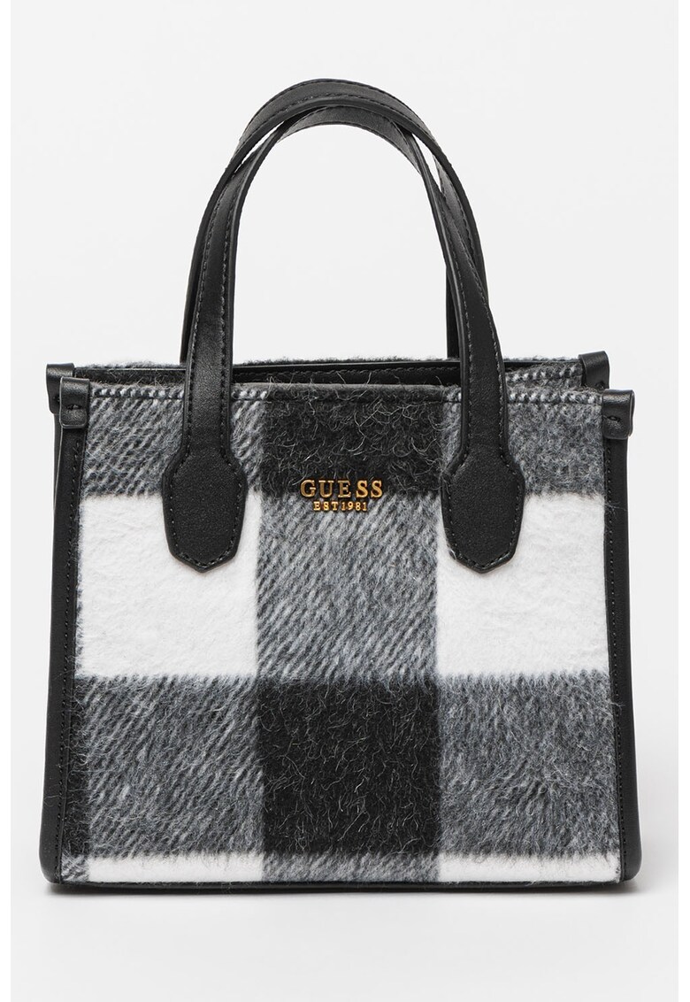 Guess Карирана чанта Silvana за Жени Guess Карирана чанта Silvana за Жени