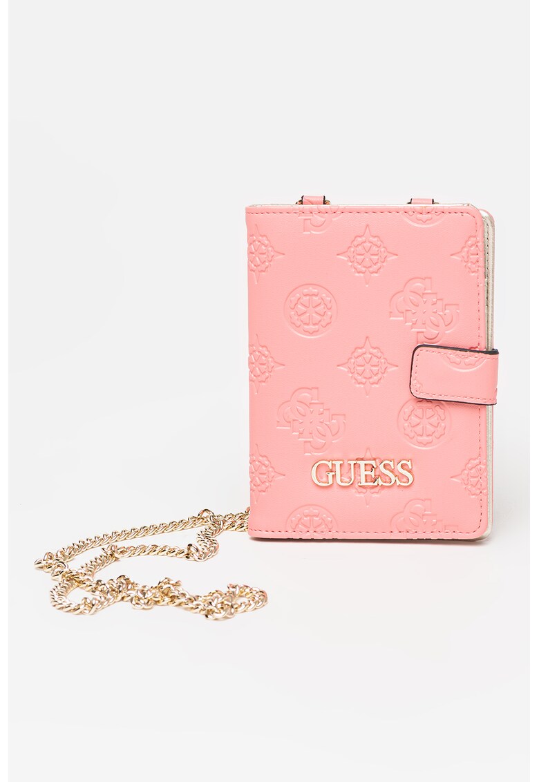 Guess Портфейл от еко кожа Wilder Travel с верижка за Жени Guess Портфейл от еко кожа Wilder Travel с верижка за Жени