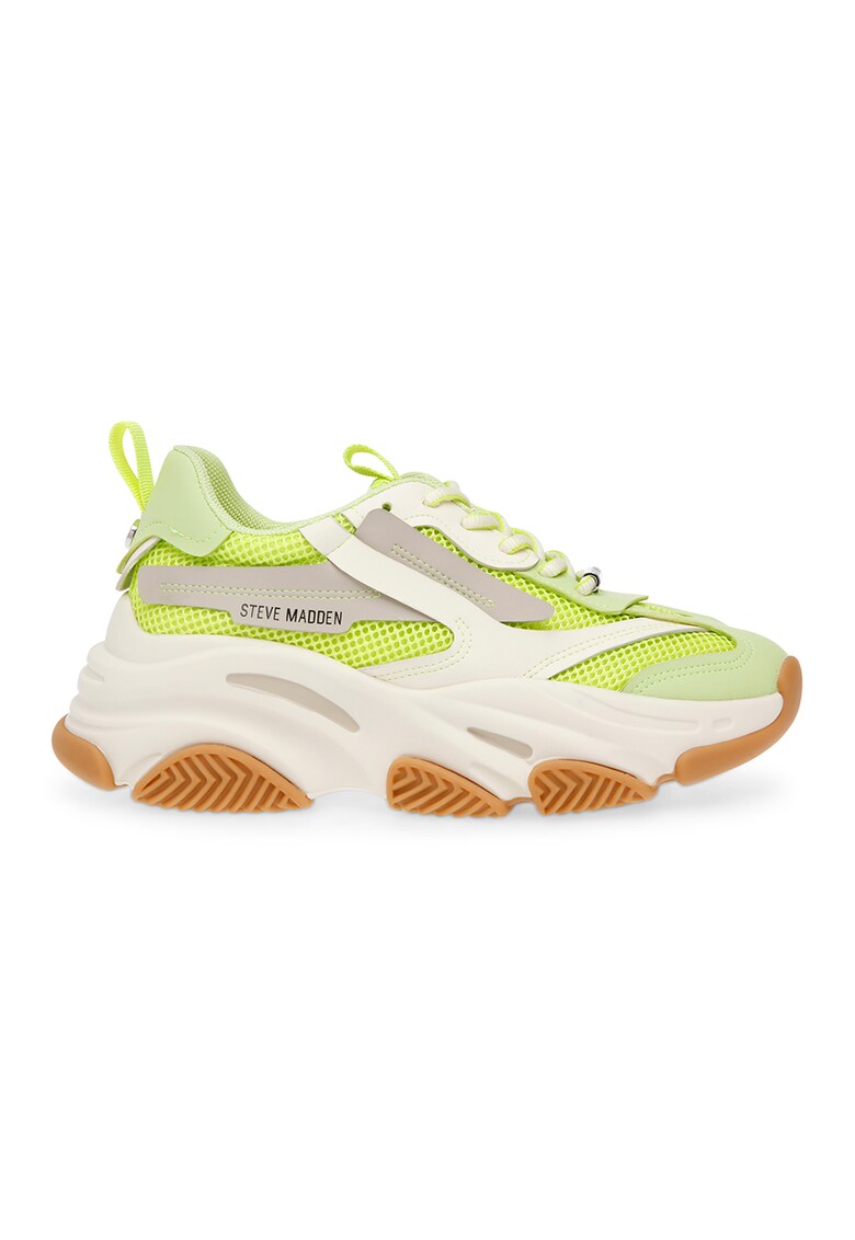 Steve Madden Спортни обувки Possession от еко кожа с мрежести зони за Жени Steve Madden Спортни обувки Possession от еко кожа с мрежести зони за Жени