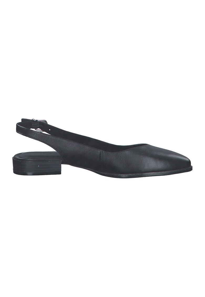 Pantofi slingback de piele cu toc masiv Answear 2023-06-01