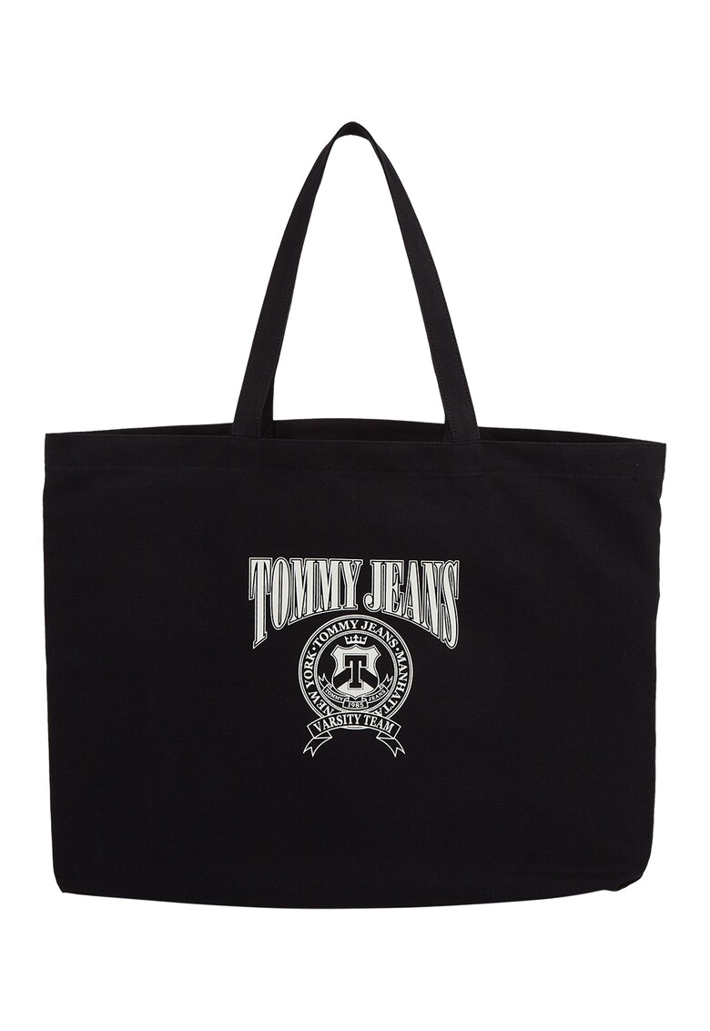 Geanta shopper cu imprimeu logo Tommy Jeans Pret Redus Aici fashiondays.ro imagine noua 2022