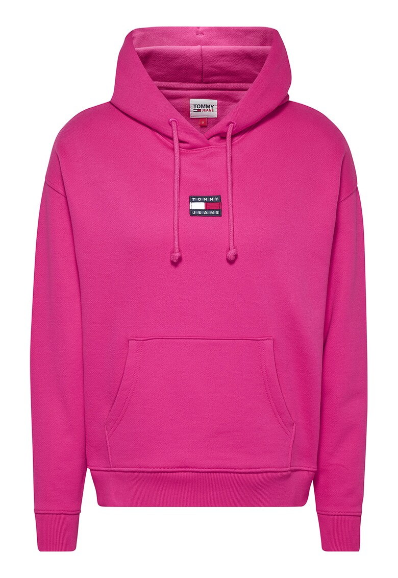Tommy Jeans Худи с органичен памук и джоб кенгуру за Жени Tommy Jeans Худи с органичен памук и джоб кенгуру за Жени