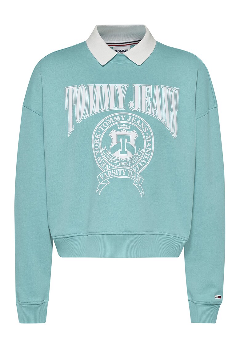 Tommy Jeans Суитшърт Varsity с яка и уголемено лого за Жени Tommy Jeans Суитшърт Varsity с яка и уголемено лого за Жени