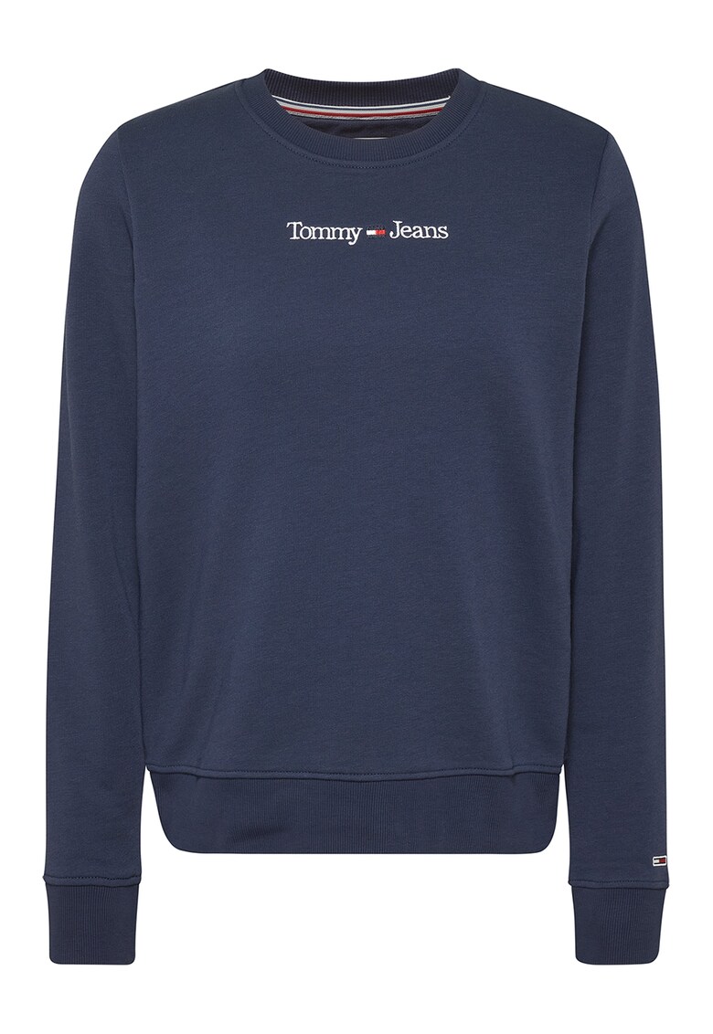 Tommy Jeans Суитшърт с овално деколте и лого за Жени Tommy Jeans Суитшърт с овално деколте и лого за Жени