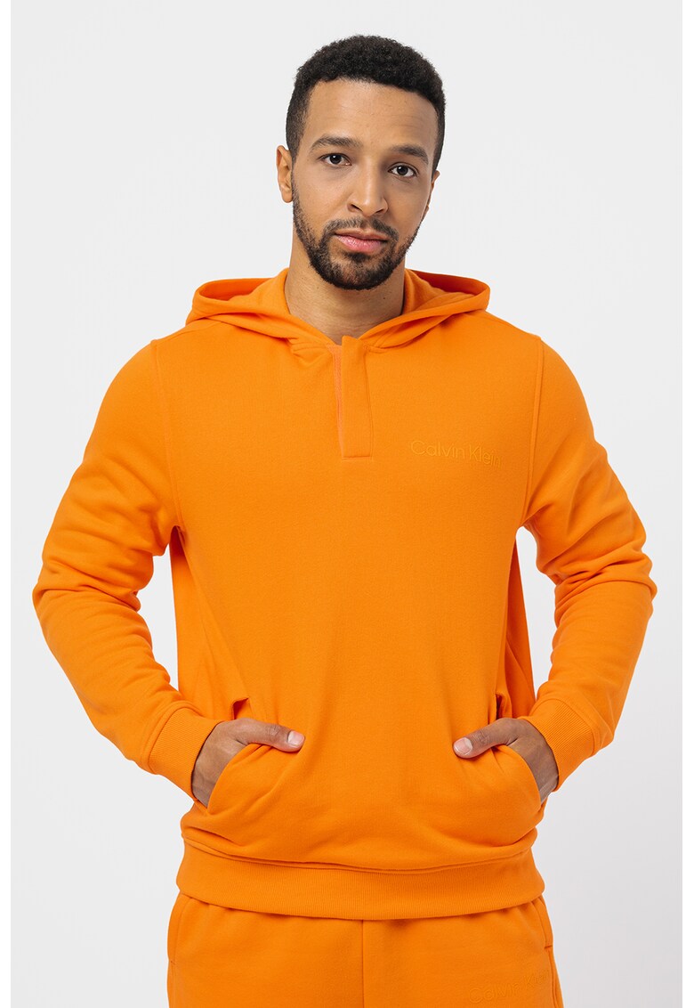 CALVIN KLEIN Фитнес худи с джоб кенгуру за Мъже CALVIN KLEIN Фитнес худи с джоб кенгуру за Мъже