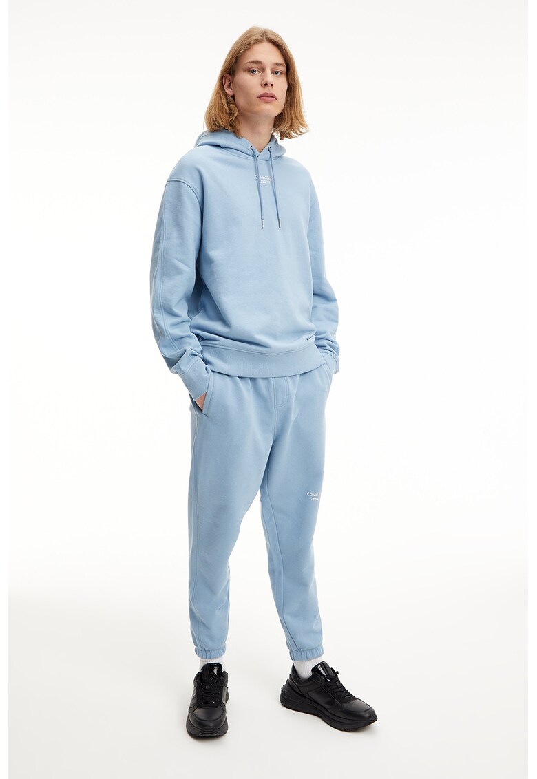 CALVIN KLEIN JEANS Памучен спортен панталон с джобове за Мъже CALVIN KLEIN JEANS Памучен спортен панталон с джобове за Мъже