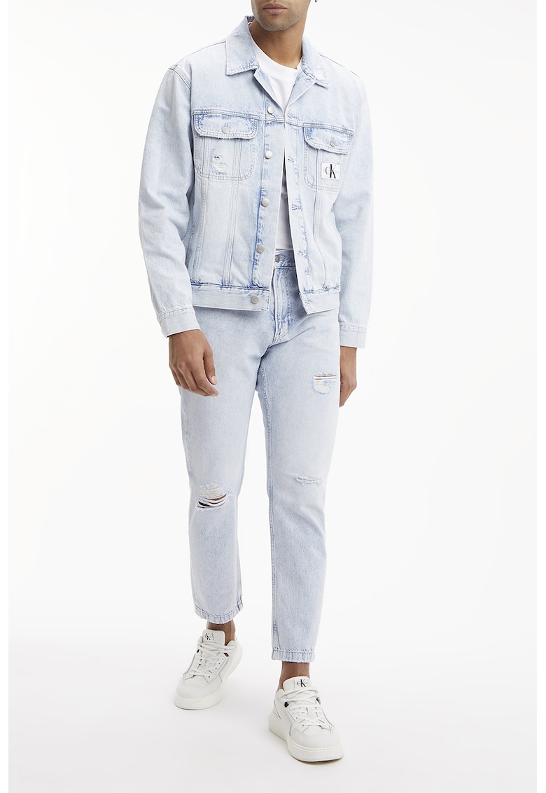 CALVIN KLEIN JEANS Дънково яке с лого за Мъже CALVIN KLEIN JEANS Дънково яке с лого за Мъже