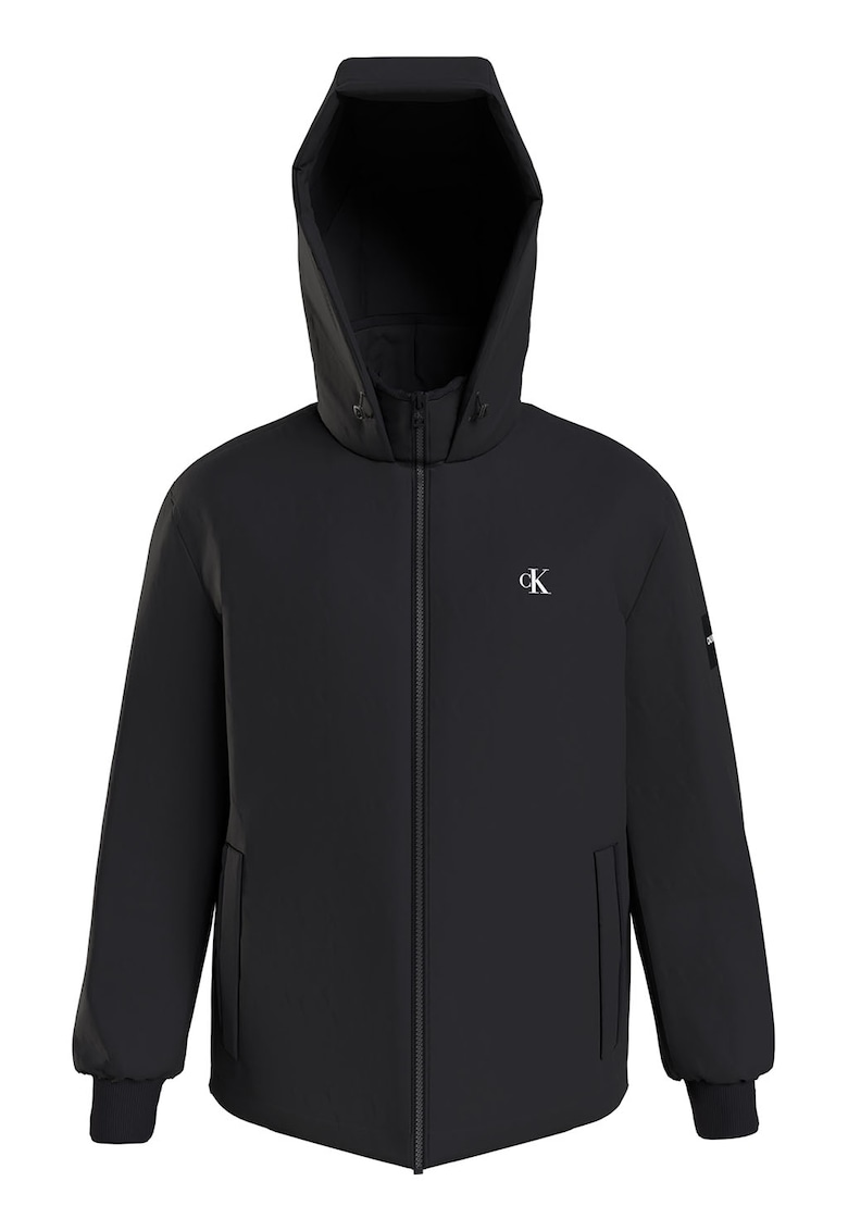 CALVIN KLEIN JEANS Яке с качулка и джобове встрани за Мъже CALVIN KLEIN JEANS Яке с качулка и джобове встрани за Мъже