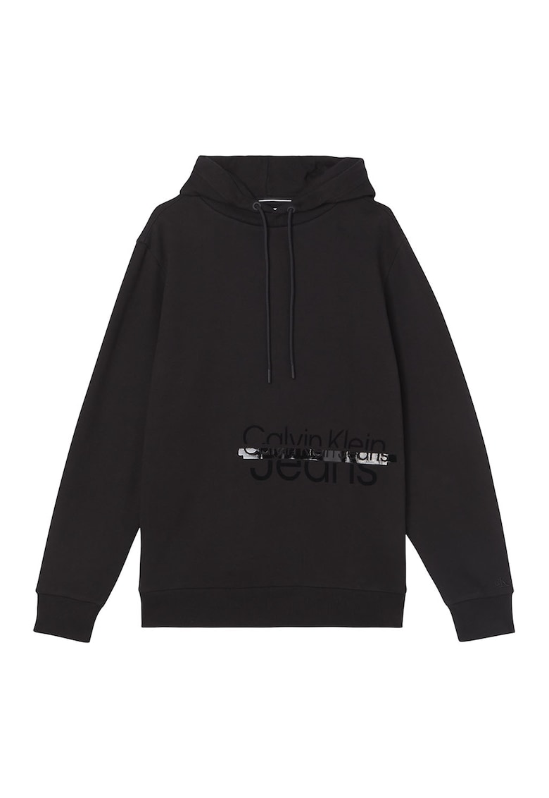 CALVIN KLEIN JEANS Худи с връзка и лого за Мъже CALVIN KLEIN JEANS Худи с връзка и лого за Мъже
