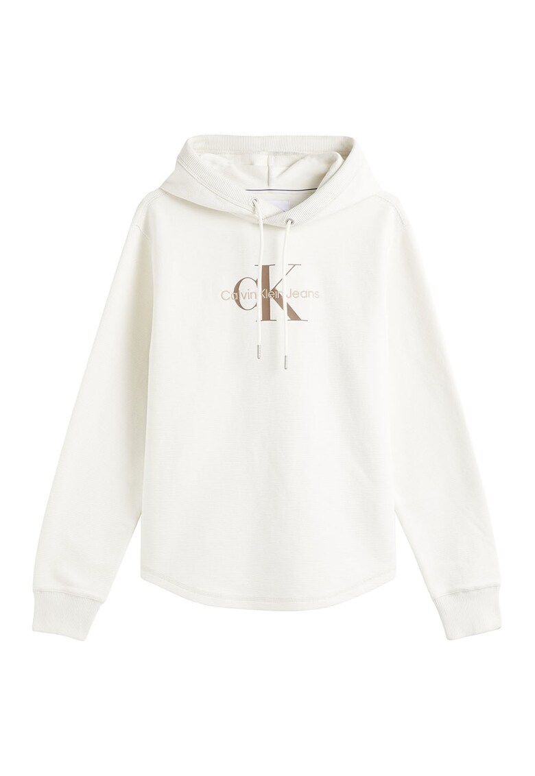 CALVIN KLEIN JEANS Худи с връзка и бродирано лого за Мъже CALVIN KLEIN JEANS Худи с връзка и бродирано лого за Мъже