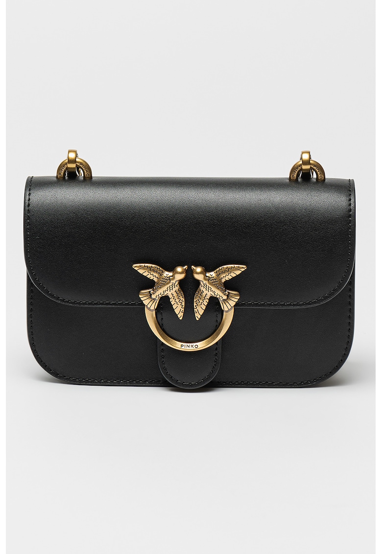 Pinko Малка кожена чанта Love Bell за Жени Pinko Малка кожена чанта Love Bell за Жени