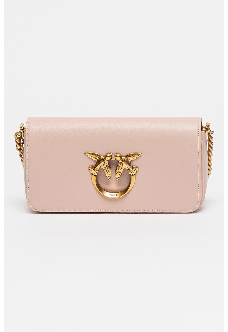 Pinko Кожена чанта Love Click за Жени Pinko Кожена чанта Love Click за Жени