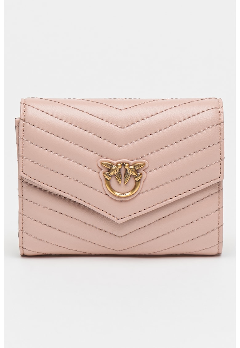 Pinko Кожено портмоне Compact с прегъване за Жени Pinko Кожено портмоне Compact с прегъване за Жени
