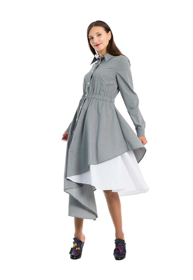 Rochie-camasa asimetrica Ravenna