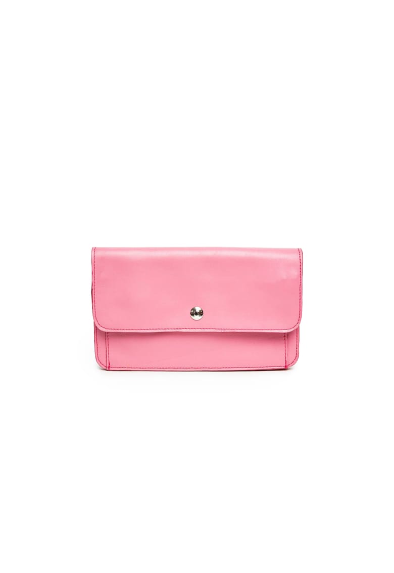Port documente piele - Themis - 23 x 3 x 14.5 - Roz