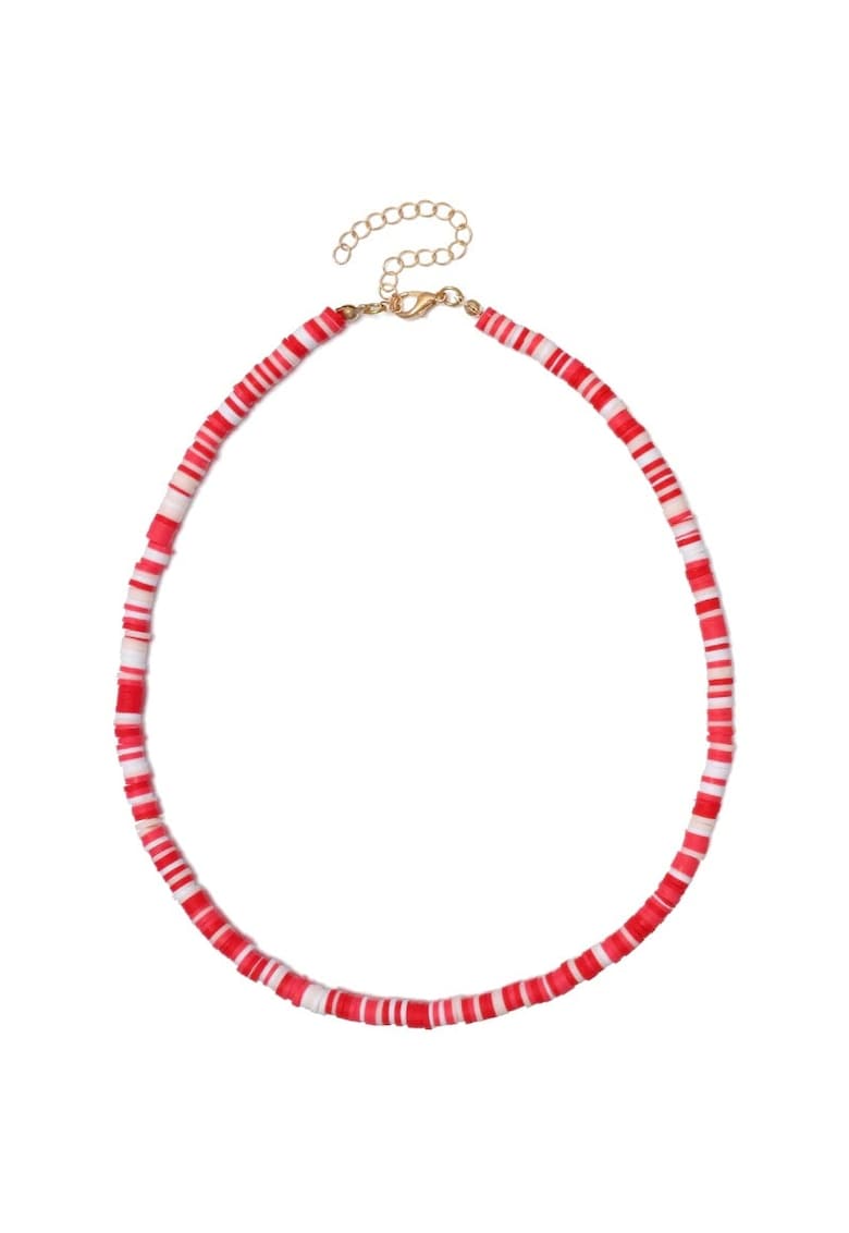 Colier rosu - cu margelute - Kara C13 -