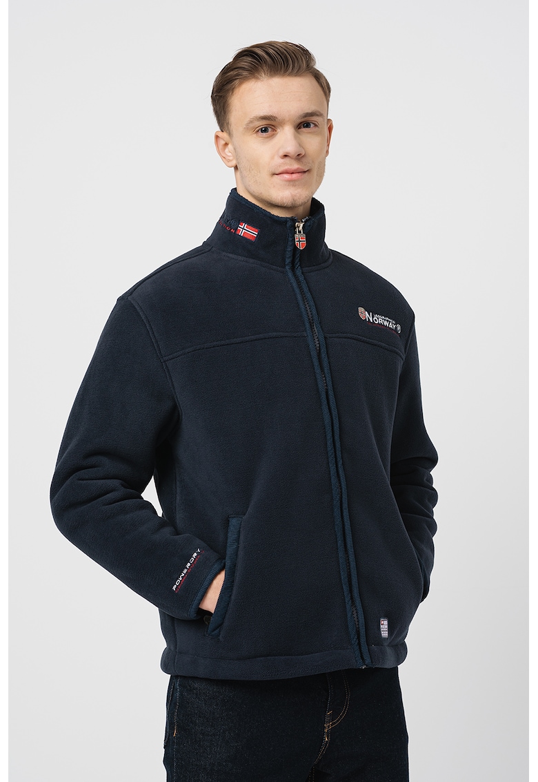 Bluza sport din fleece cu captuseala de blana shearling sintetica Ubolt