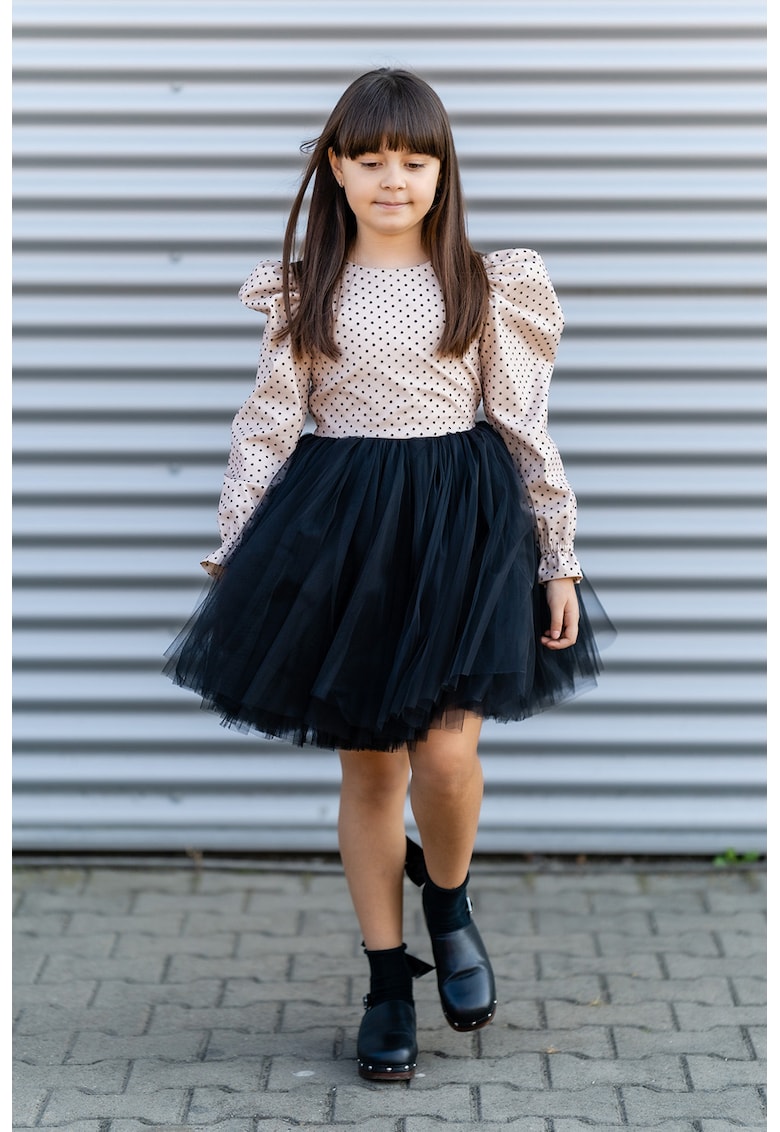 EMMA concept wear Рокля тип Baby Doll с бухнали ръкави за Момичета EMMA concept wear Рокля тип Baby Doll с бухнали ръкави за Момичета