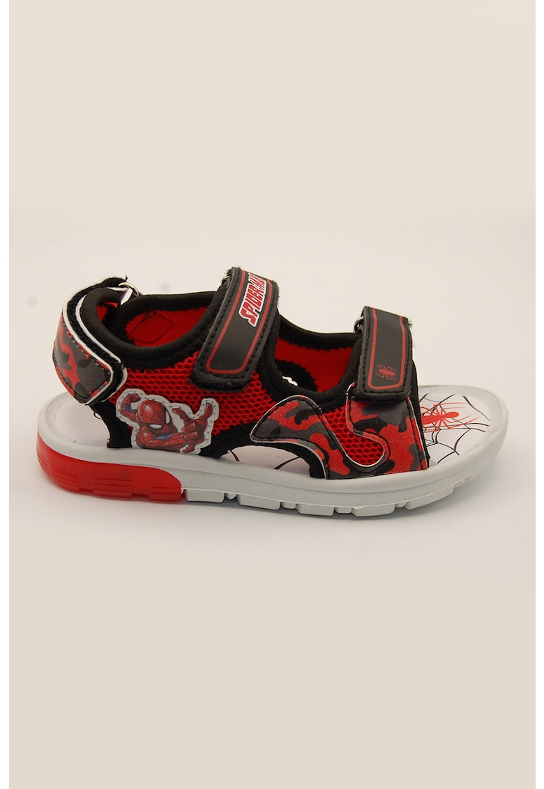 Marvel Sandale cu spider man si velcro