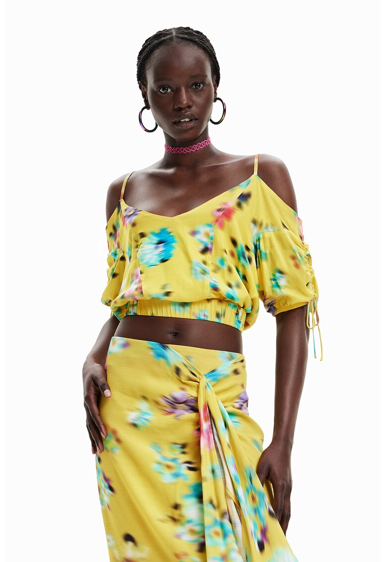 DESIGUAL Къса блуза с голи рамене за Жени DESIGUAL Къса блуза с голи рамене за Жени