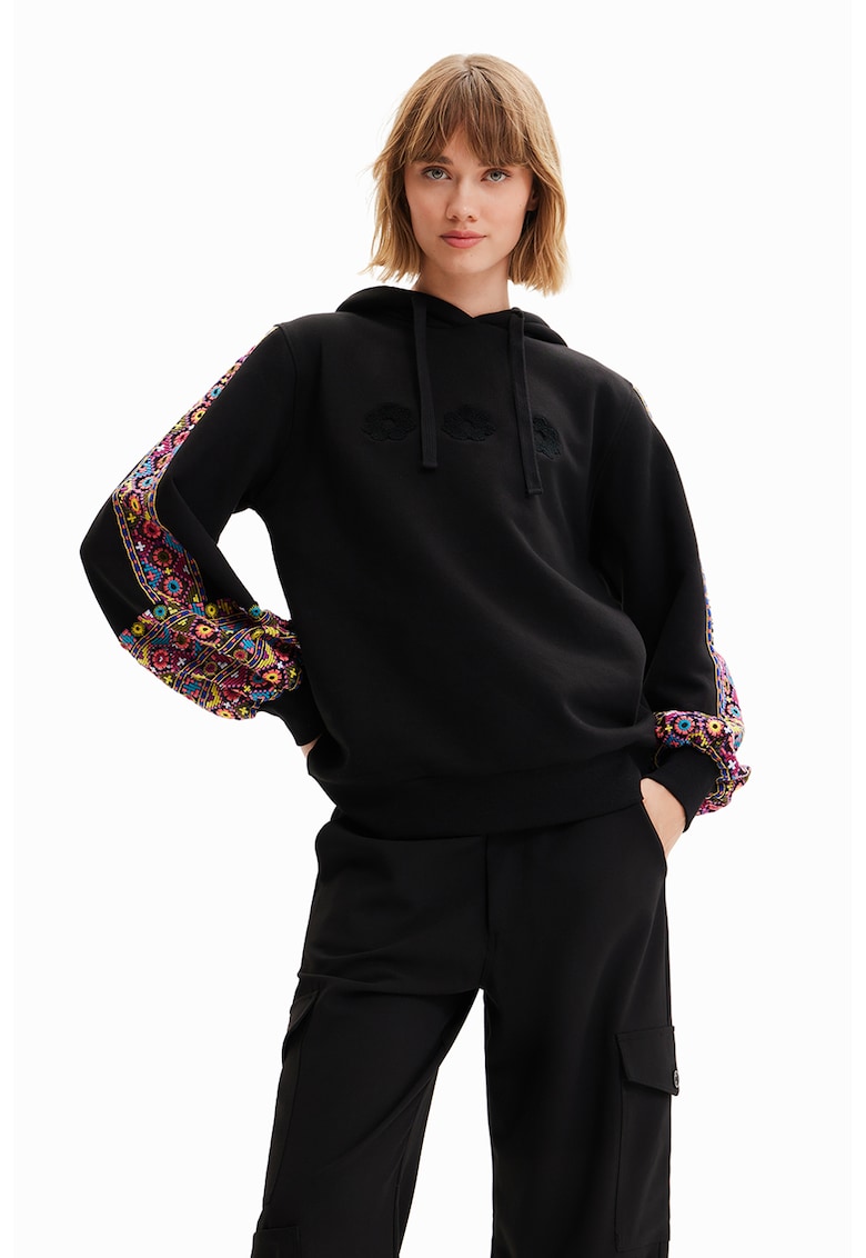 DESIGUAL Худи с етно десен за Жени DESIGUAL Худи с етно десен за Жени