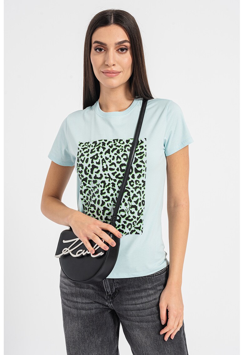 Tricou de bumbac organic cu animal print