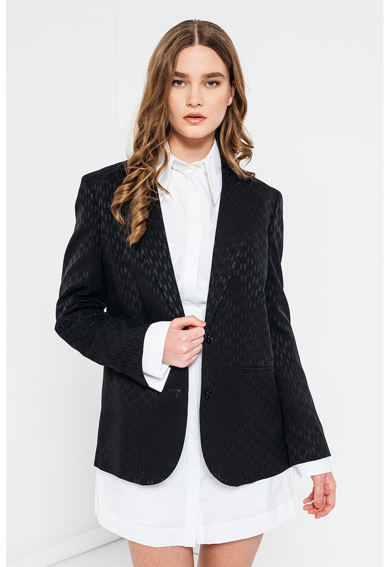 Sacou cu model cu monograma hun's pick