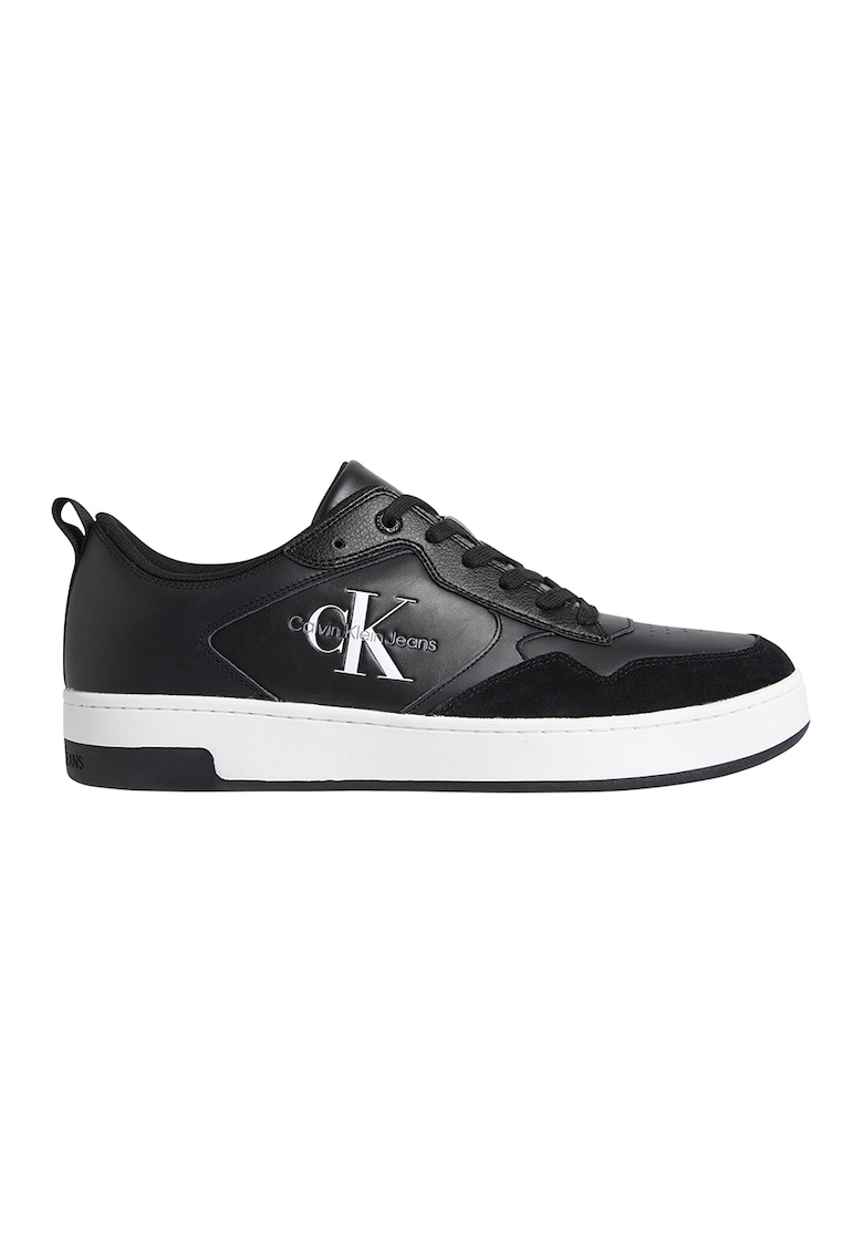 CALVIN KLEIN JEANS Кожени спортни обувки с велур за Мъже CALVIN KLEIN JEANS Кожени спортни обувки с велур за Мъже