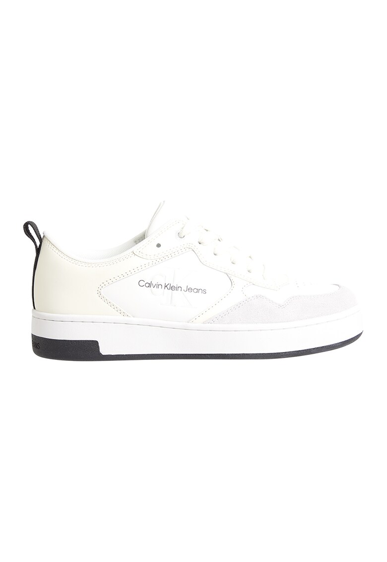 CALVIN KLEIN JEANS Кожени спортни обувки с велур за Жени CALVIN KLEIN JEANS Кожени спортни обувки с велур за Жени