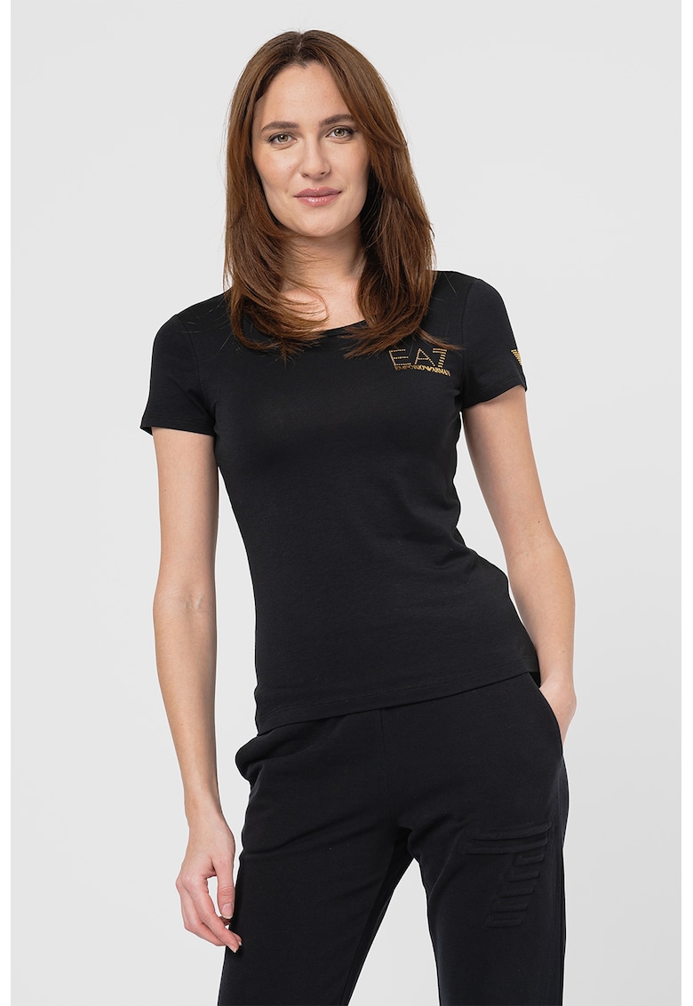 Tricou slim-fit din amestec de modal