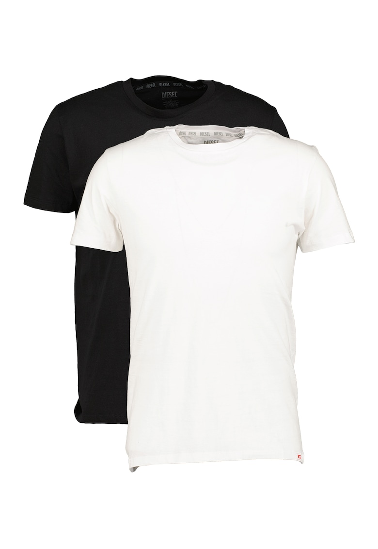 Set de tricouri de casa cu decolteu la baza gatului Randal - 2 piese