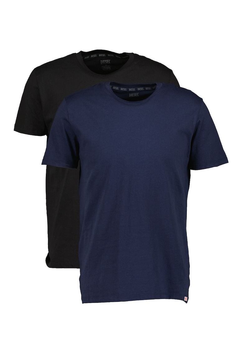 Set de tricouri de casa cu decolteu la baza gatului Randal - 2 piese