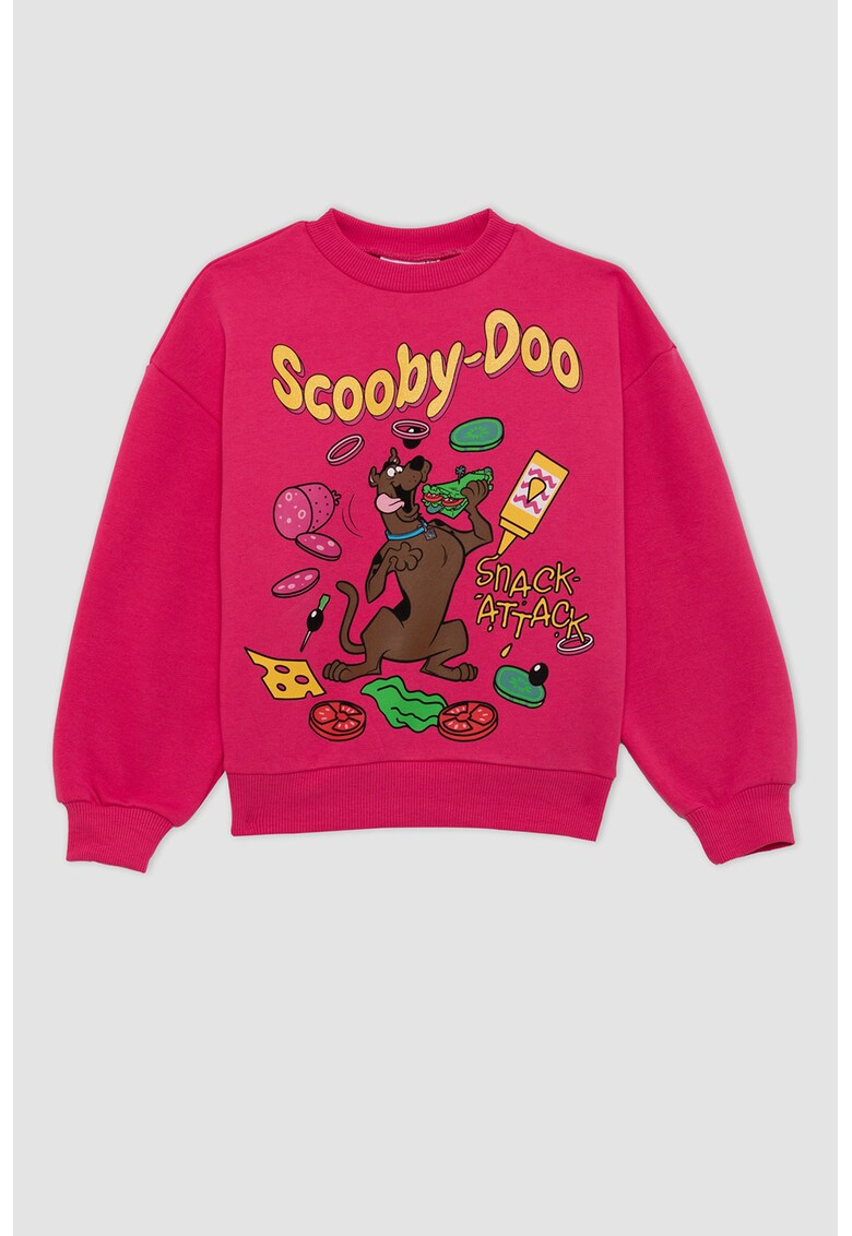 Bluza sport lejera cu imprimeu scooby doo