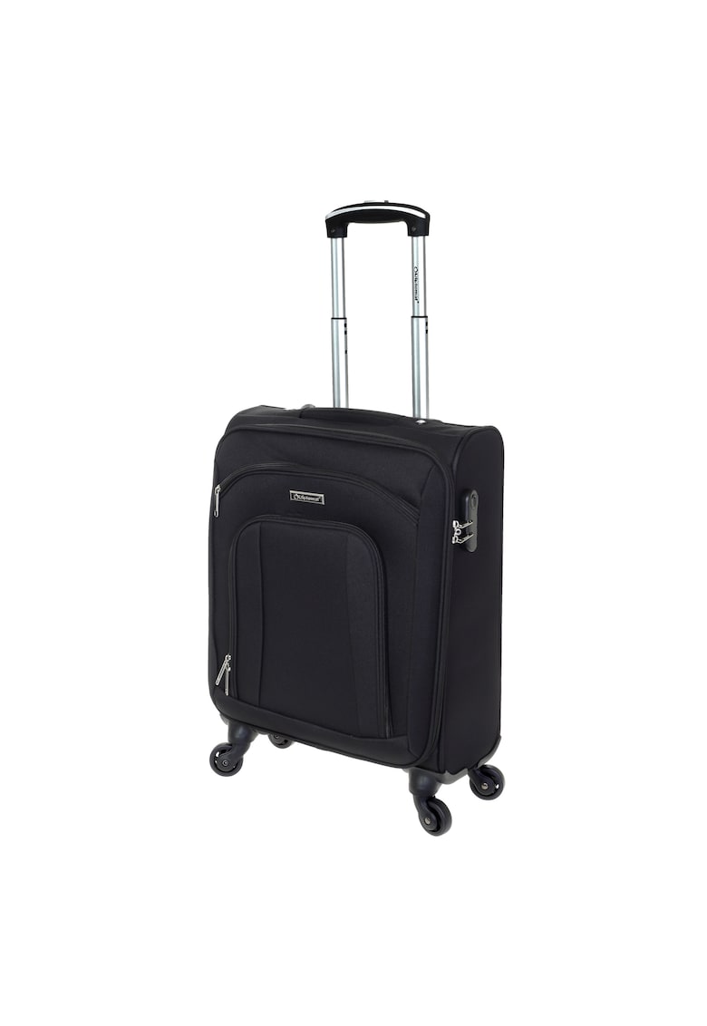 Troler Cabina - 4 Roti - ZC 444 - 55 cm - Negru