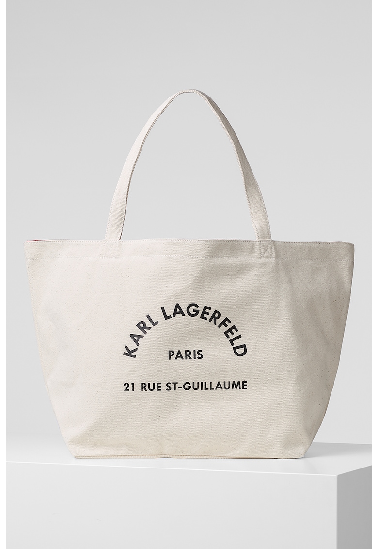 Karl Lagerfeld Шопинг чанта Guillaume с лого за Жени Karl Lagerfeld Шопинг чанта Guillaume с лого за Жени