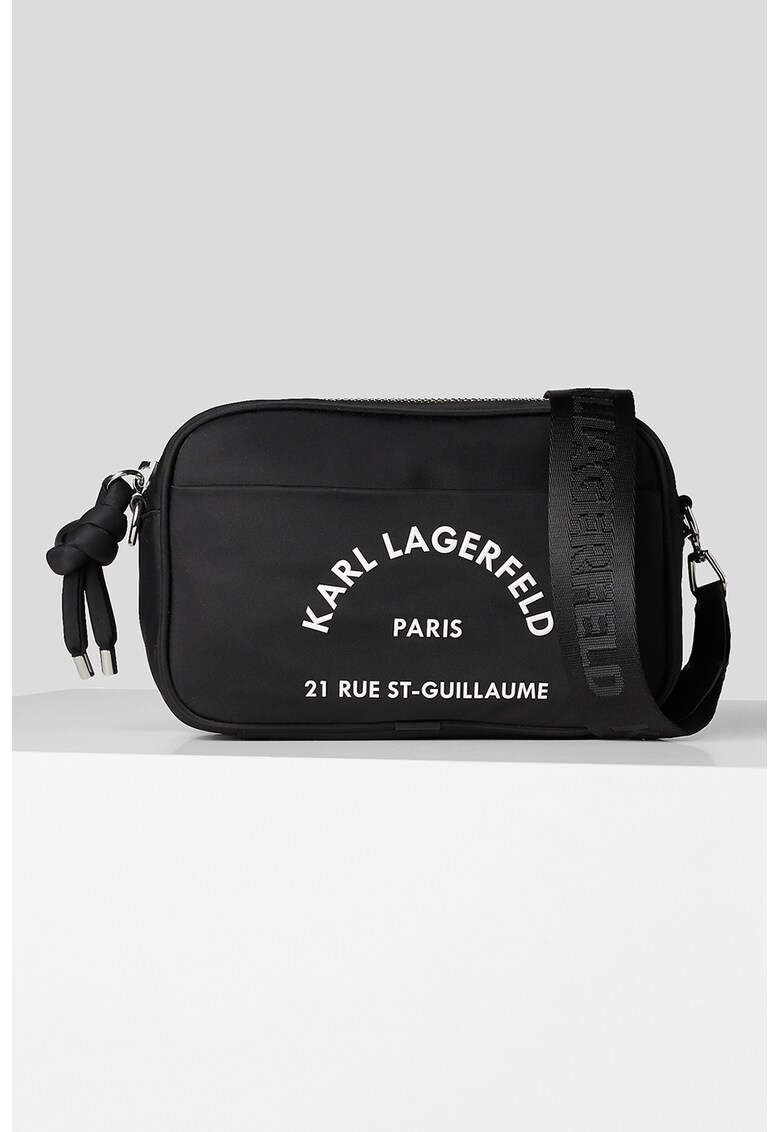 Karl Lagerfeld Чанта Rue Saint-Guillaume с лого за Жени Karl Lagerfeld Чанта Rue Saint-Guillaume с лого за Жени
