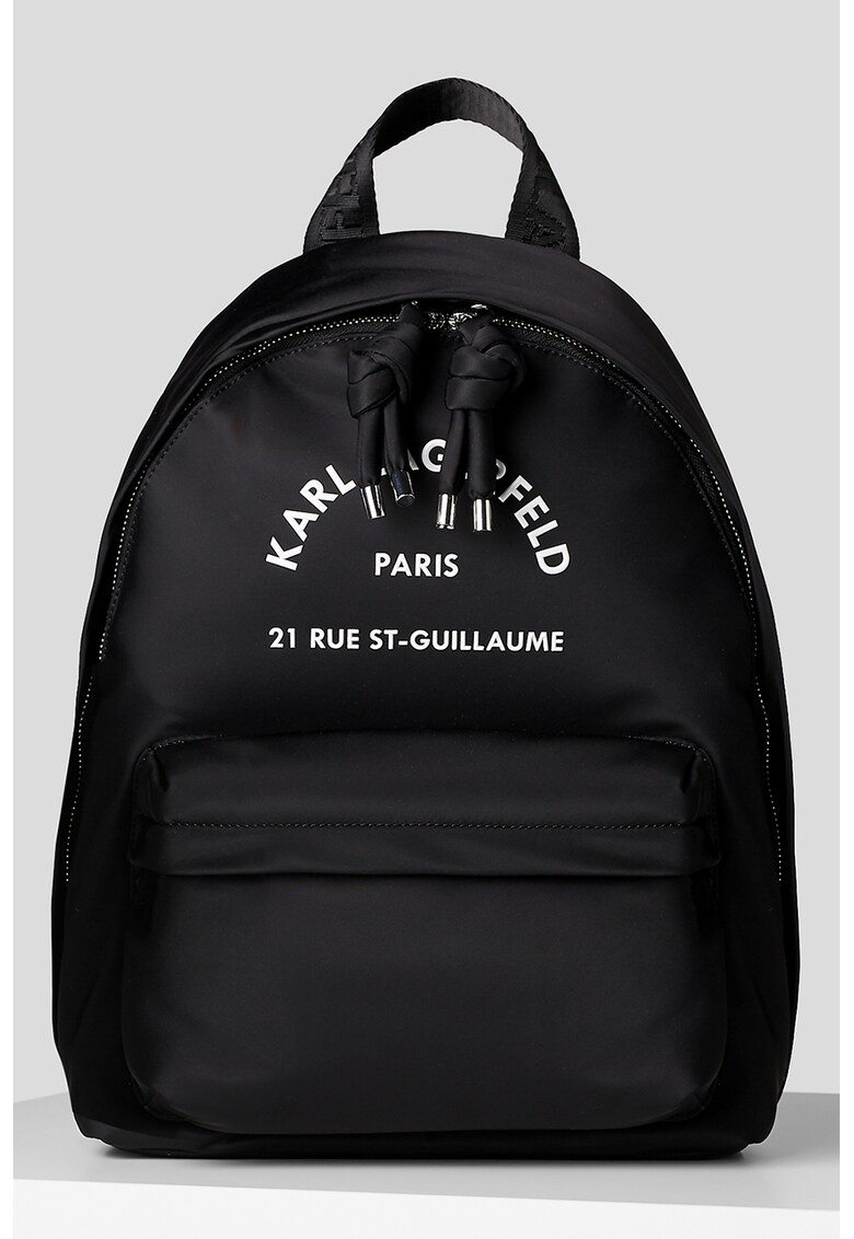 Karl Lagerfeld Раница Rue Saint-Guillaume с лого за Жени Karl Lagerfeld Раница Rue Saint-Guillaume с лого за Жени