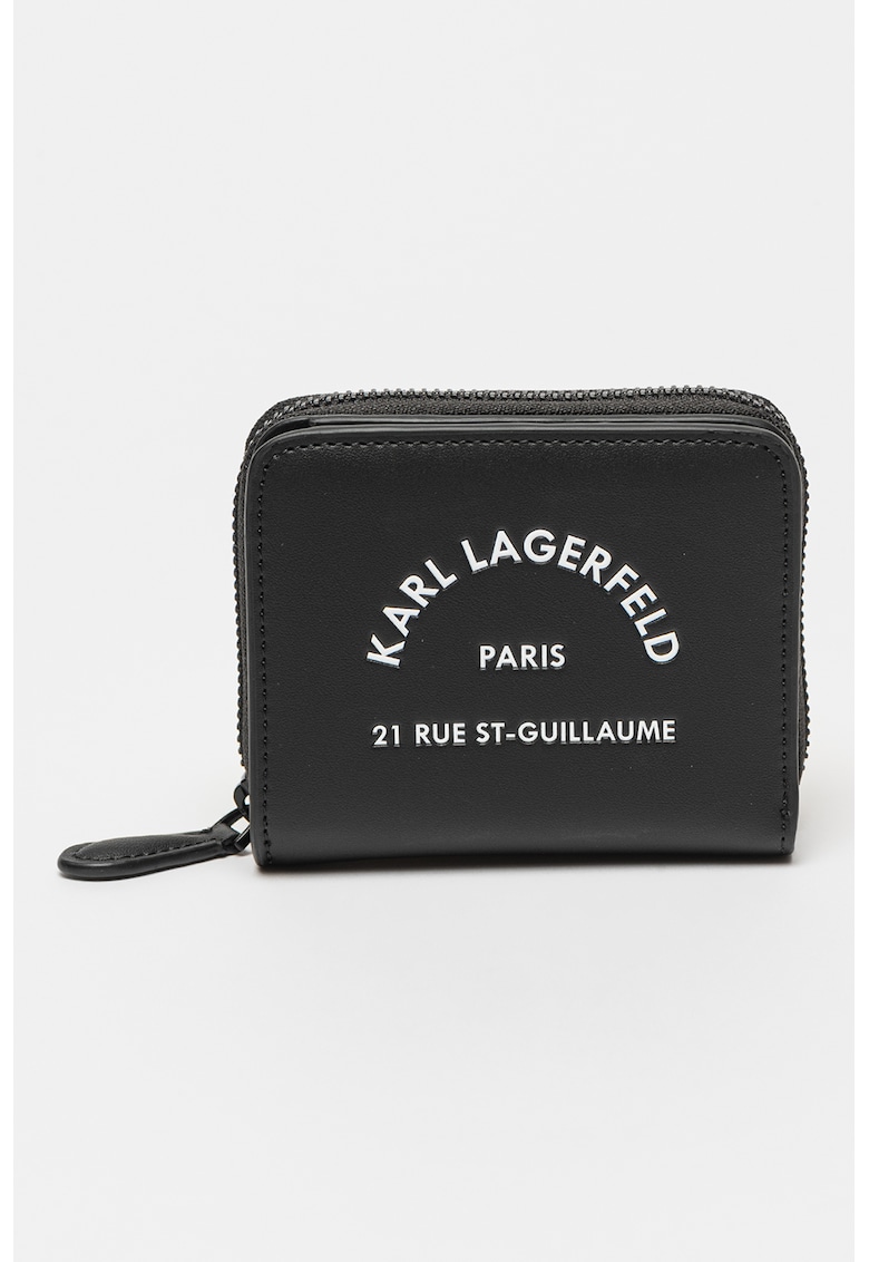 Karl Lagerfeld Кожено портмоне с лого за Жени Karl Lagerfeld Кожено портмоне с лого за Жени
